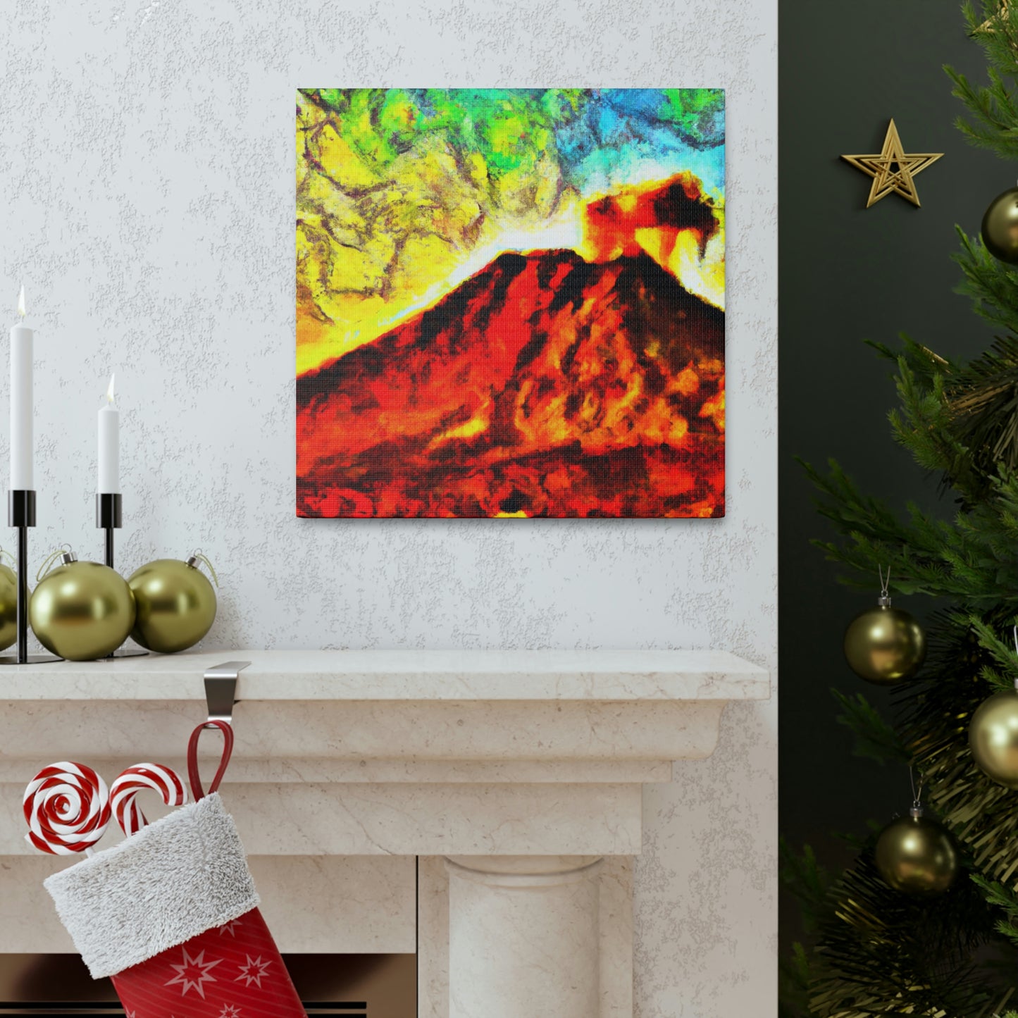 Volcanic Eruption Beauty - Canvas