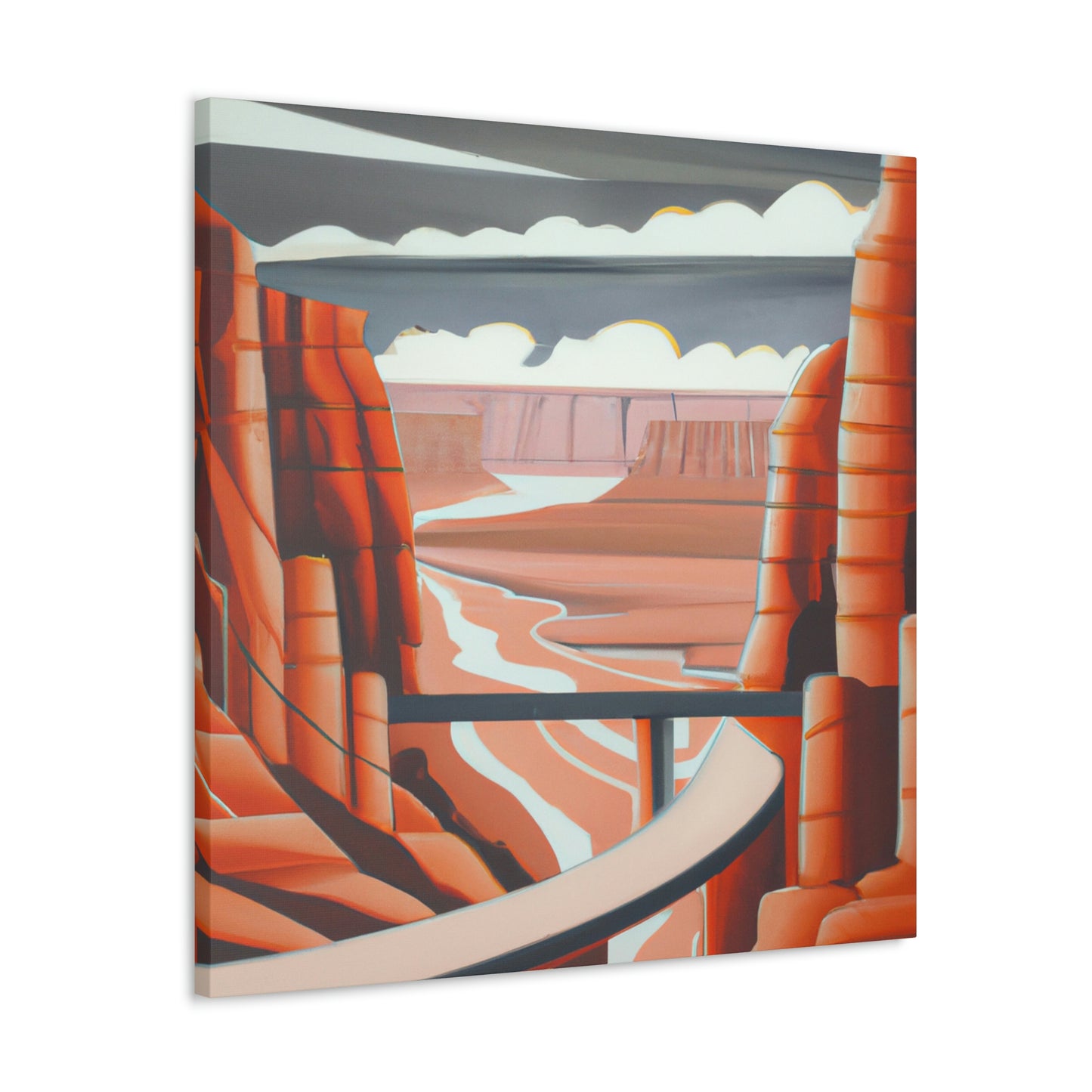 "Canyon of Art Deco" - Canvas