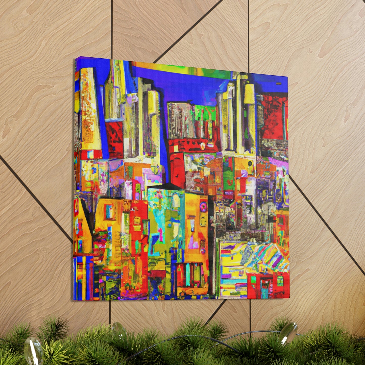 Urban Street Panorama - Canvas