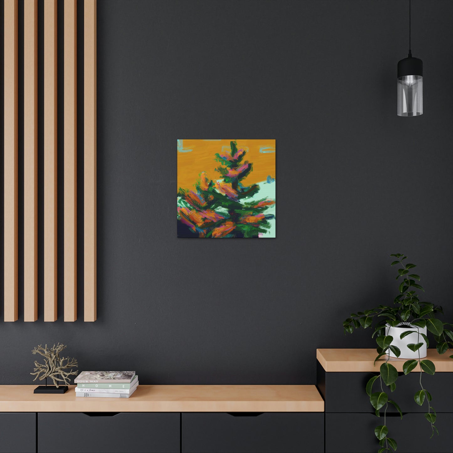 "Fir Tree Expressionism" - Canvas