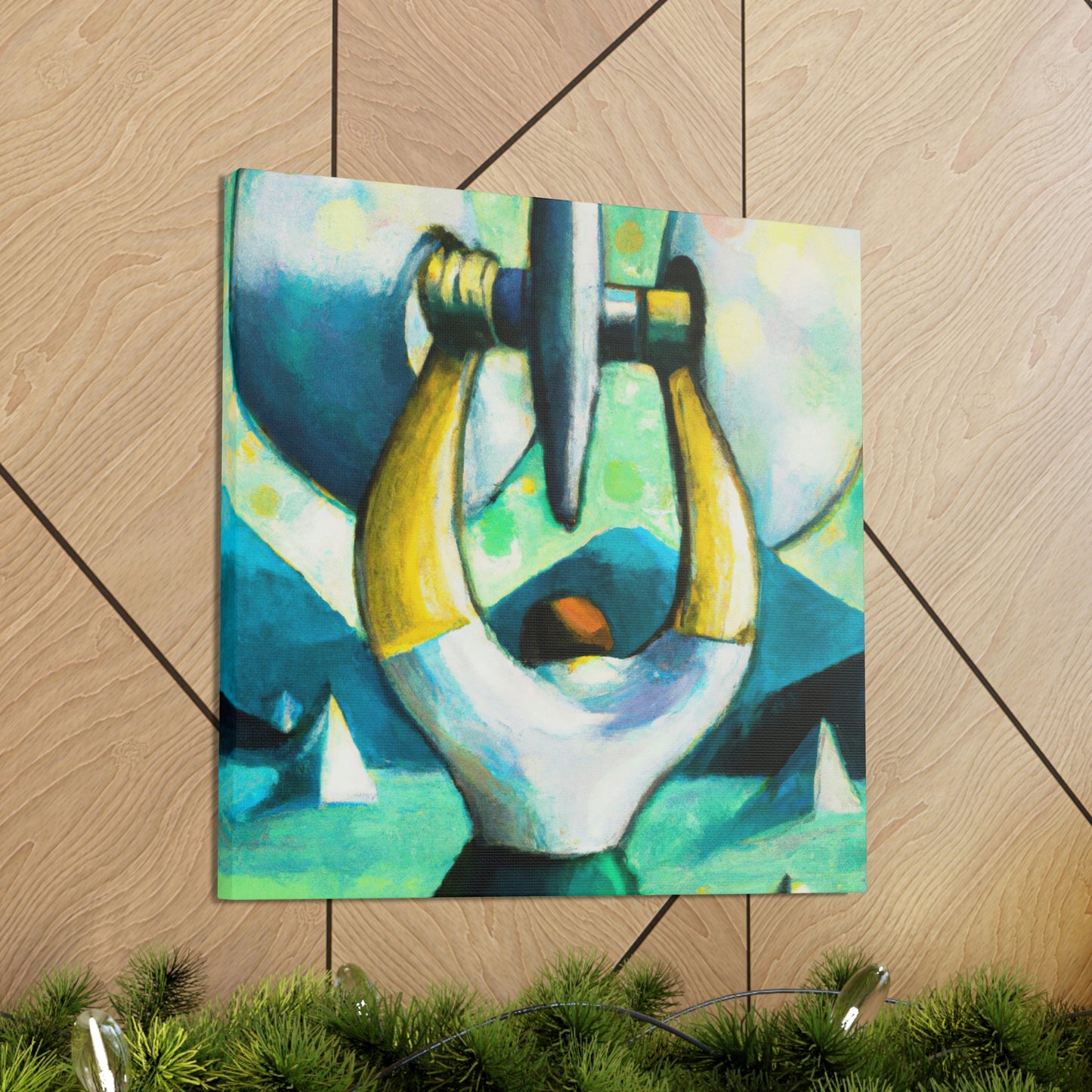 "Lifting with Strength" - Canvas