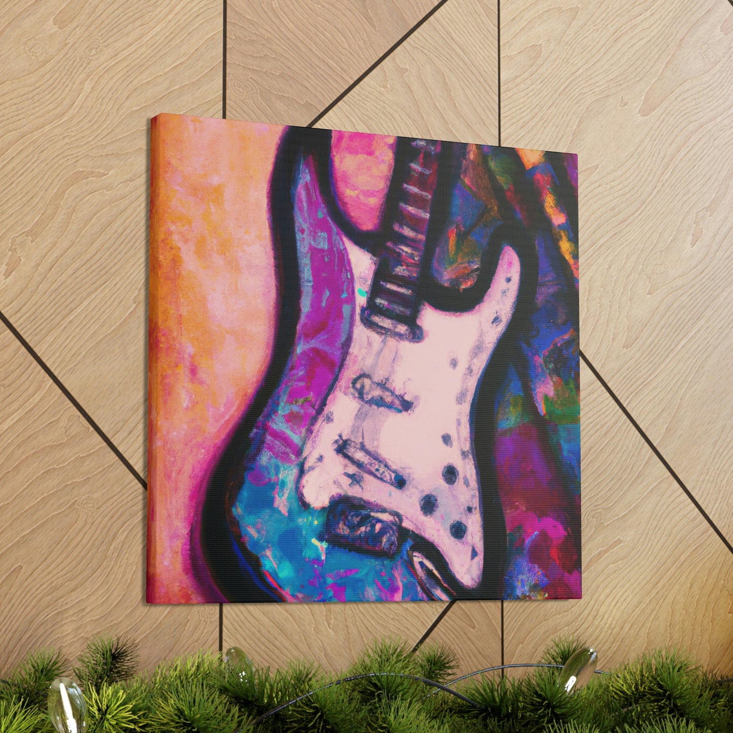 Fender in Abstract Form - Canvas