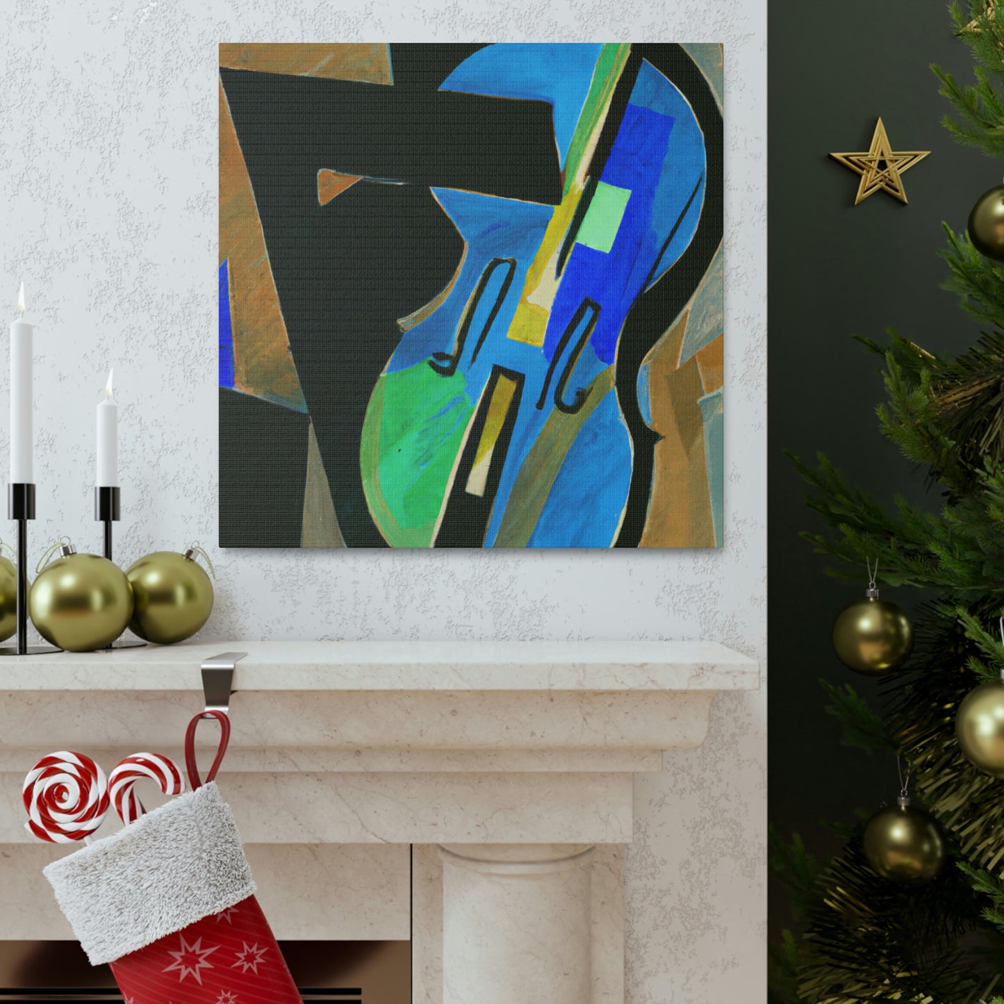 Vibrant Violin Symphony - Canvas