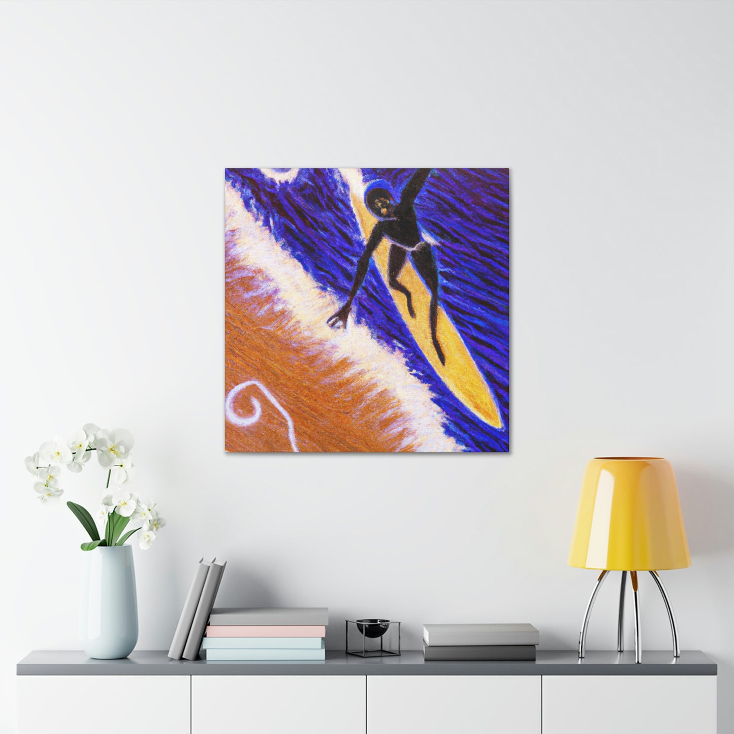 Surfing in Dreamsscape - Canvas