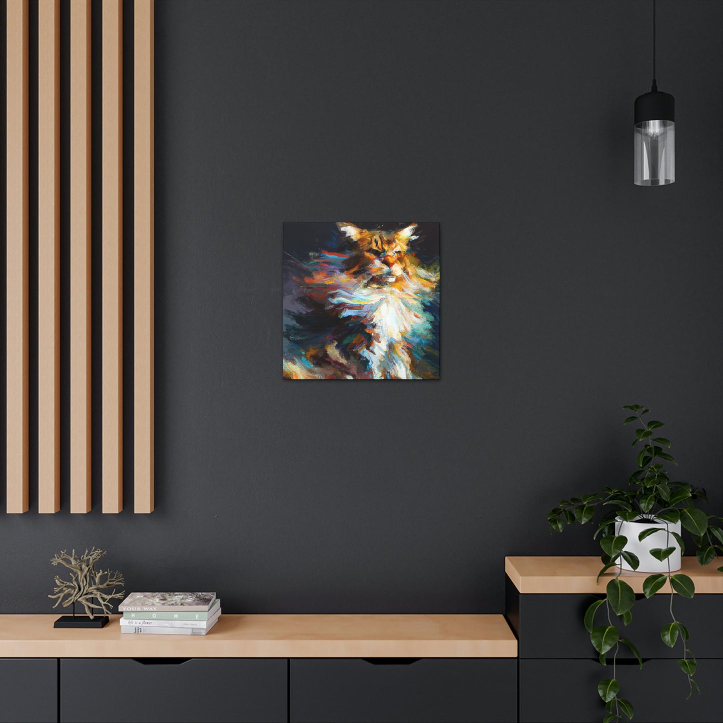 Maine Coon Mystique. - Canvas