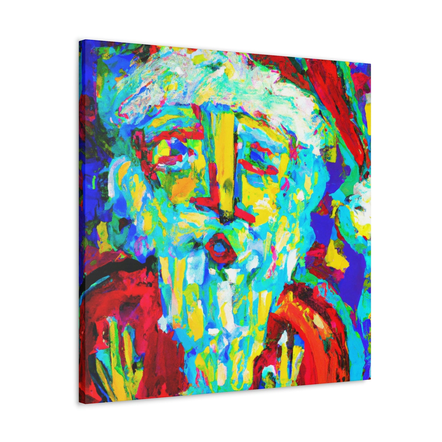 Santa in Expressionism - Canvas