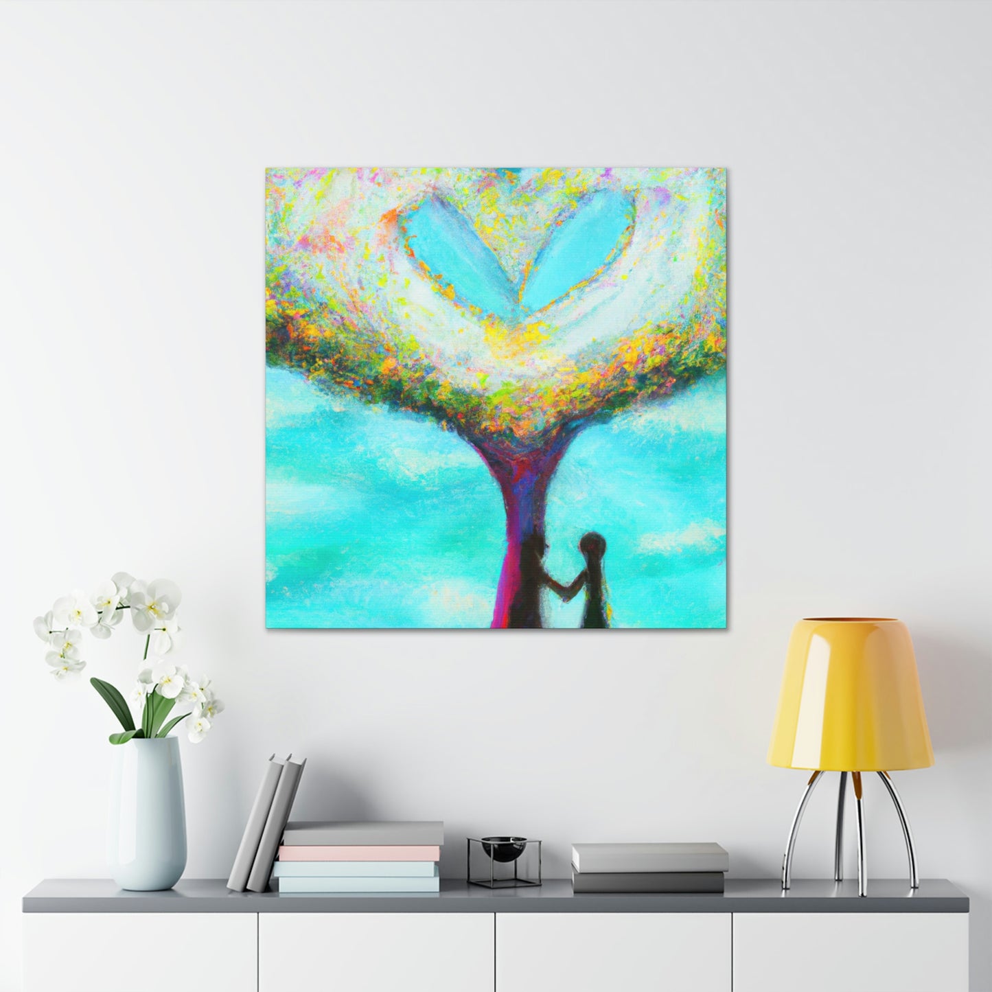 "Love Tree Abstracted" - Canvas