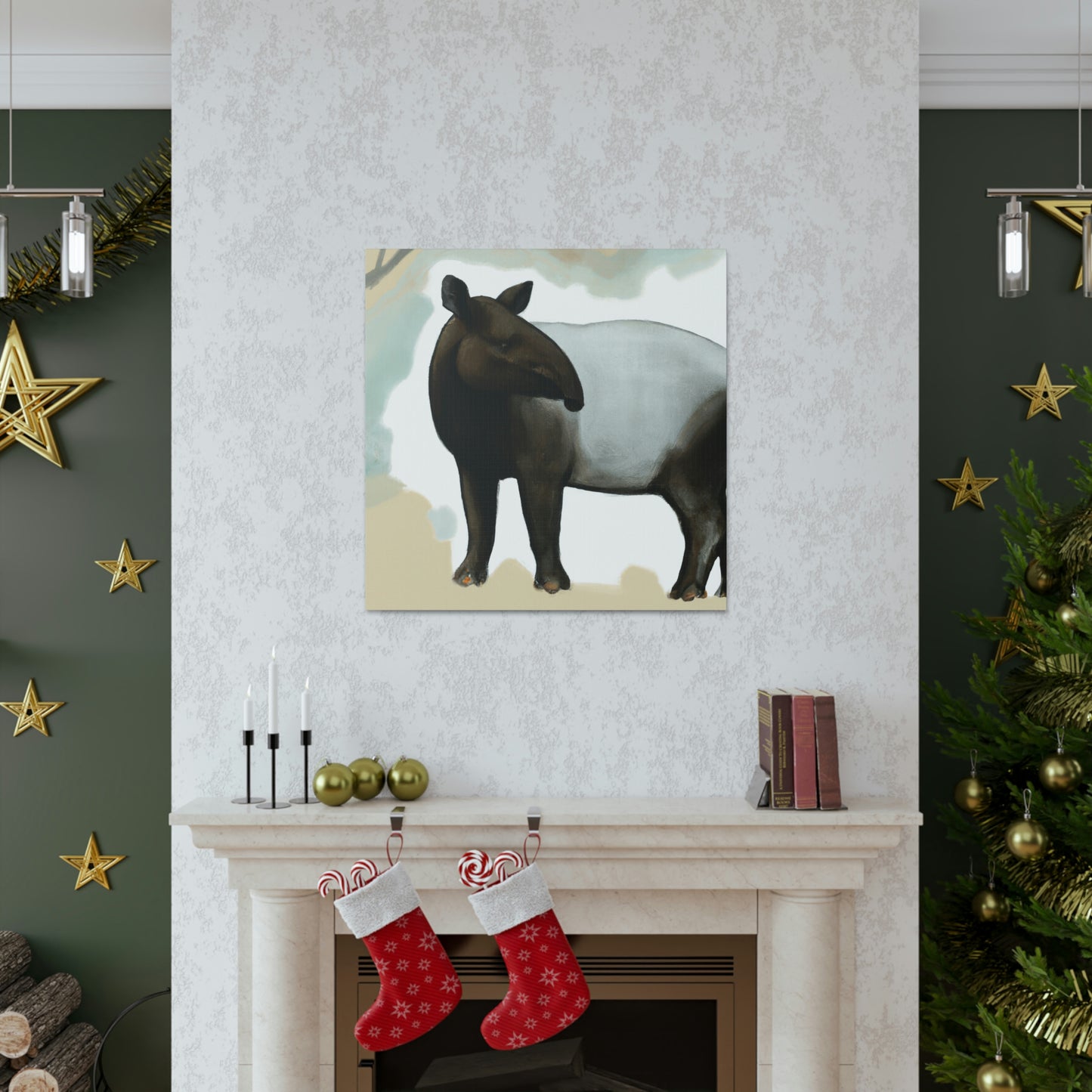 Malayan Tapir Dreaming - Canvas