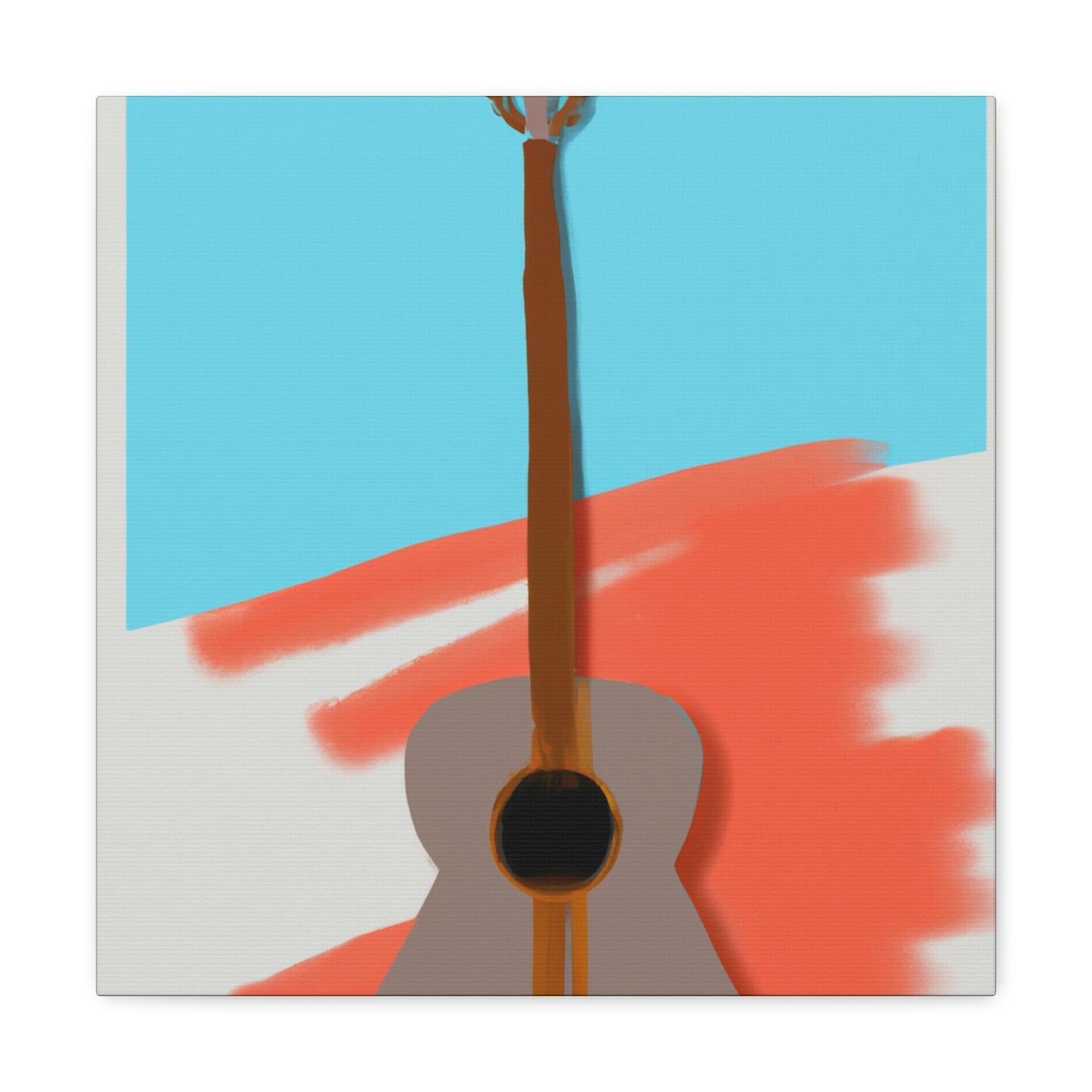 Guitar of Minimalism - Canvas