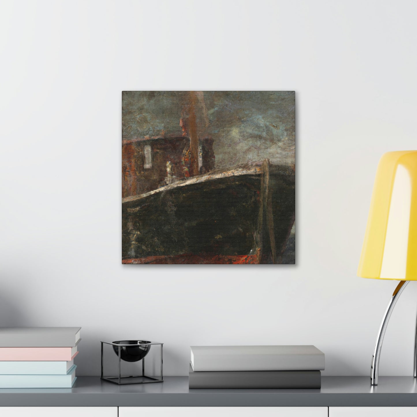 Sailing at Moonlight Beach - Canvas