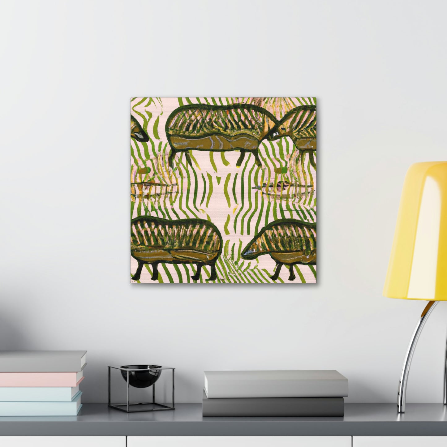 "Enchanted Warthog Dreaming" - Canvas