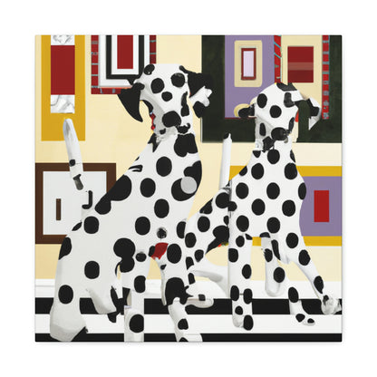 Dalmatian Slumbering Peace - Canvas