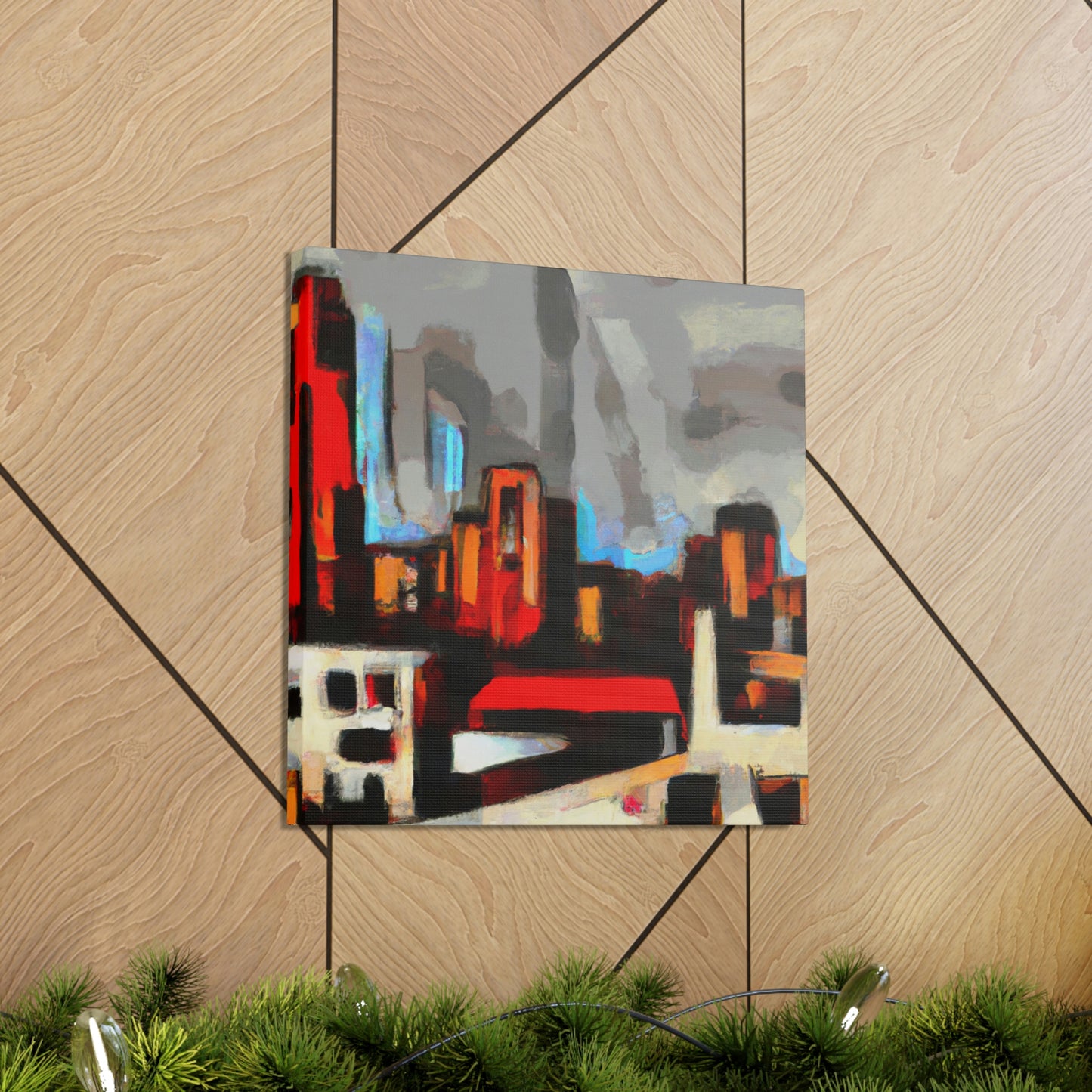 "Futurist Dreamscape Expanse" - Canvas