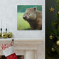 "Wombat in Landscape" - Canvas