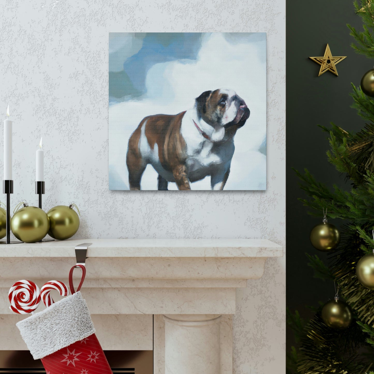 "English Bulldog Simplicity" - Canvas