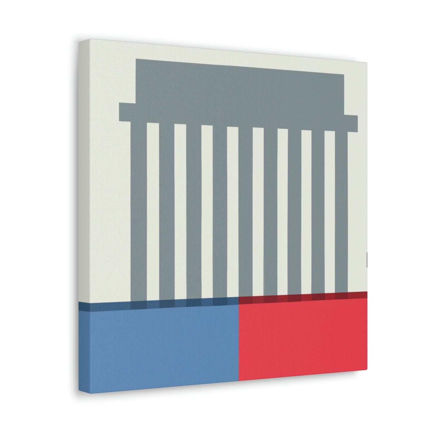 Lincoln Memorial Simplicity - Canvas