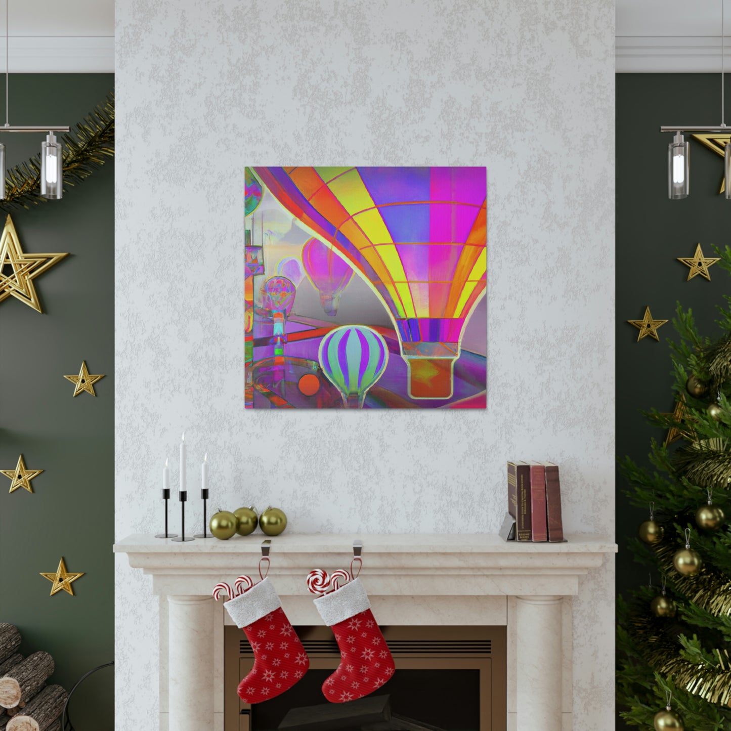 Ascending Air Balloons - Canvas