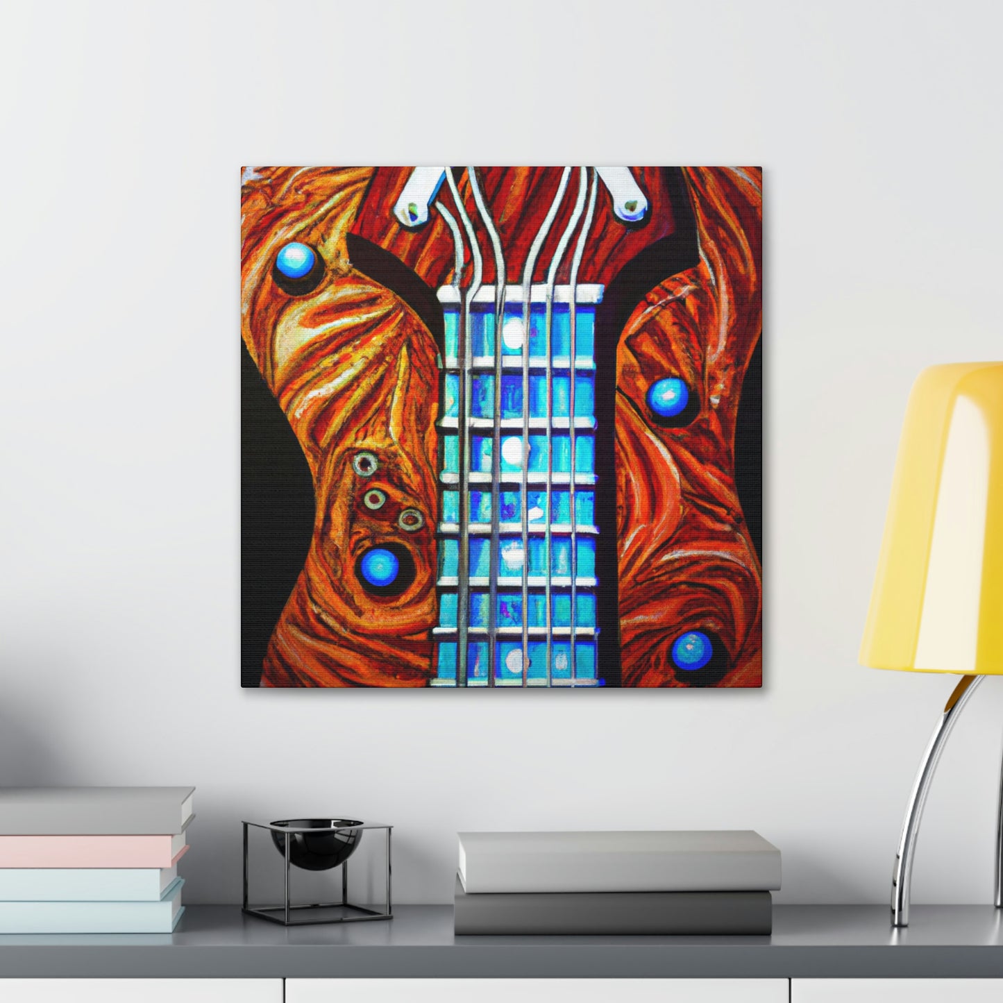 "Guitar Resonance Dreaming" - Canvas