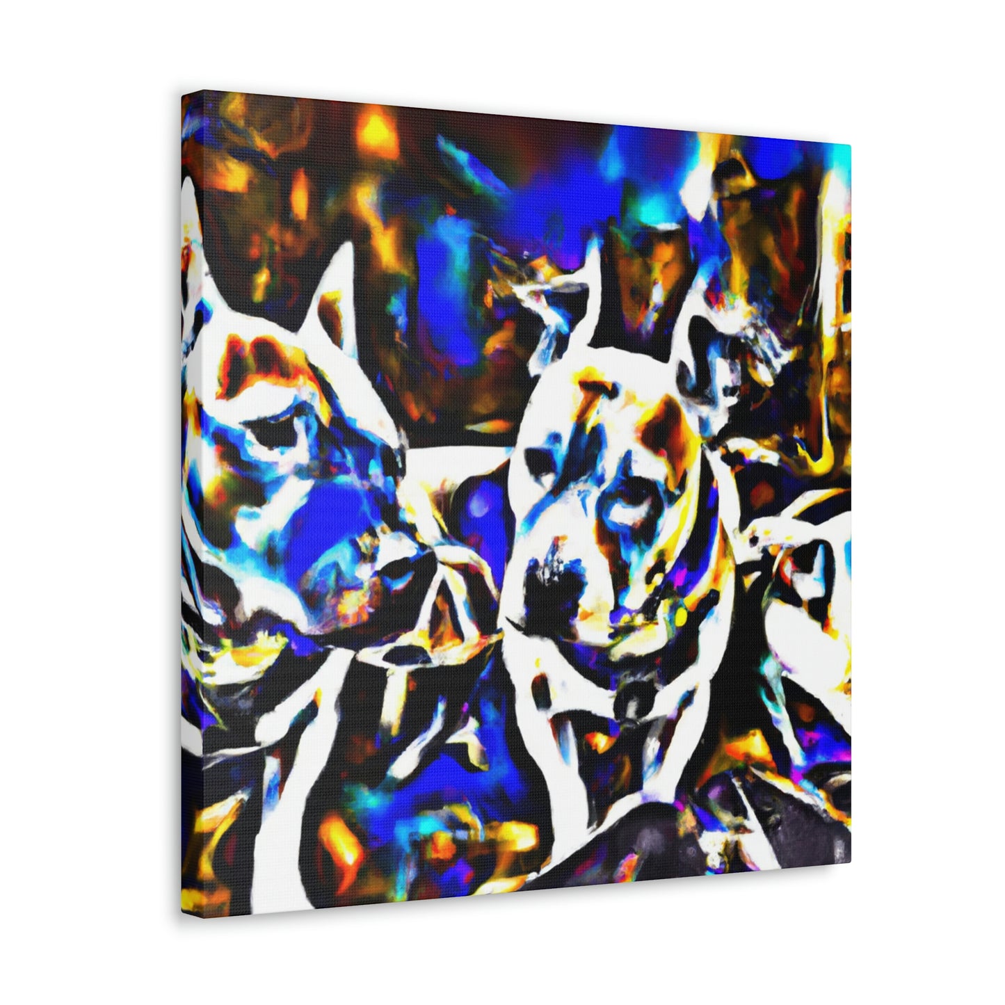 Pitbull in Abstraction - Canvas