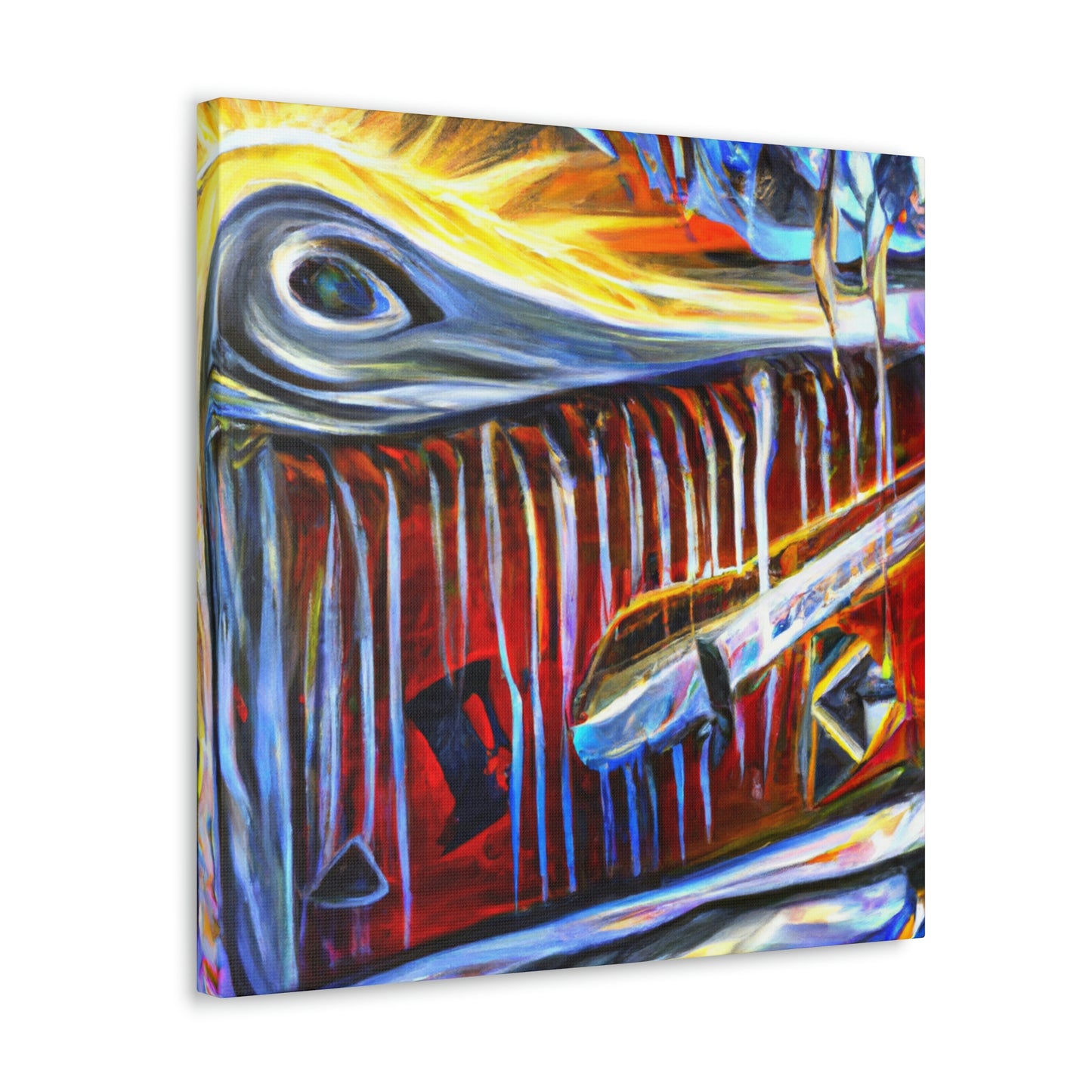 "Harmonica Through Expressionism" - Canvas