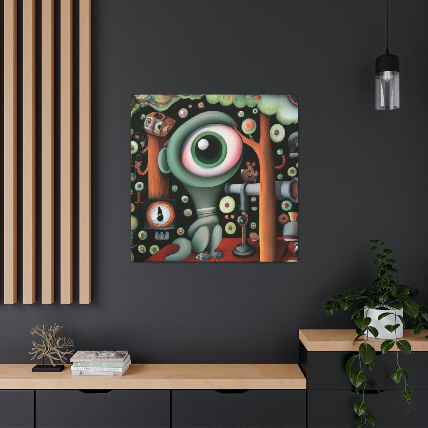 "Camouflaged Surreal World" - Canvas