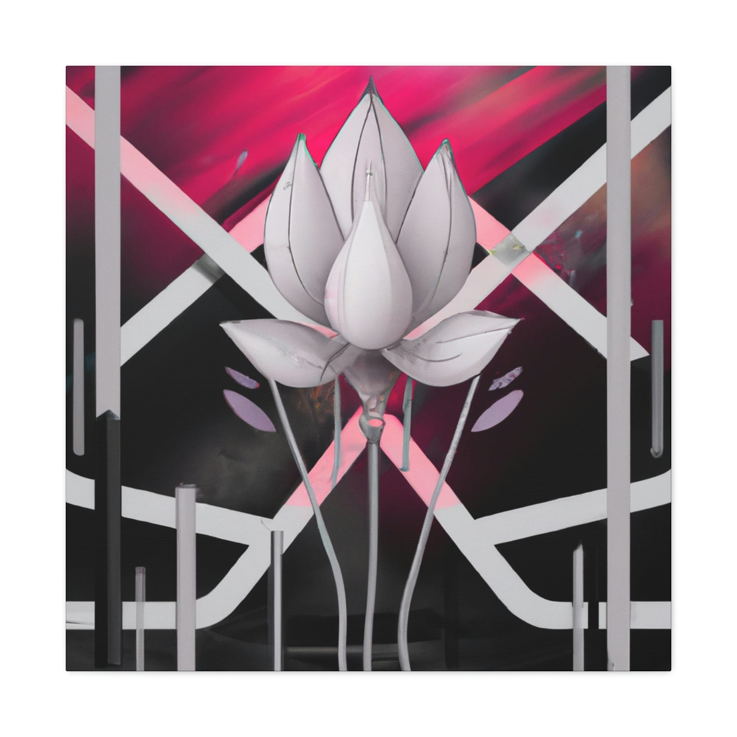 "Lotus Blossoms Arise" - Canvas