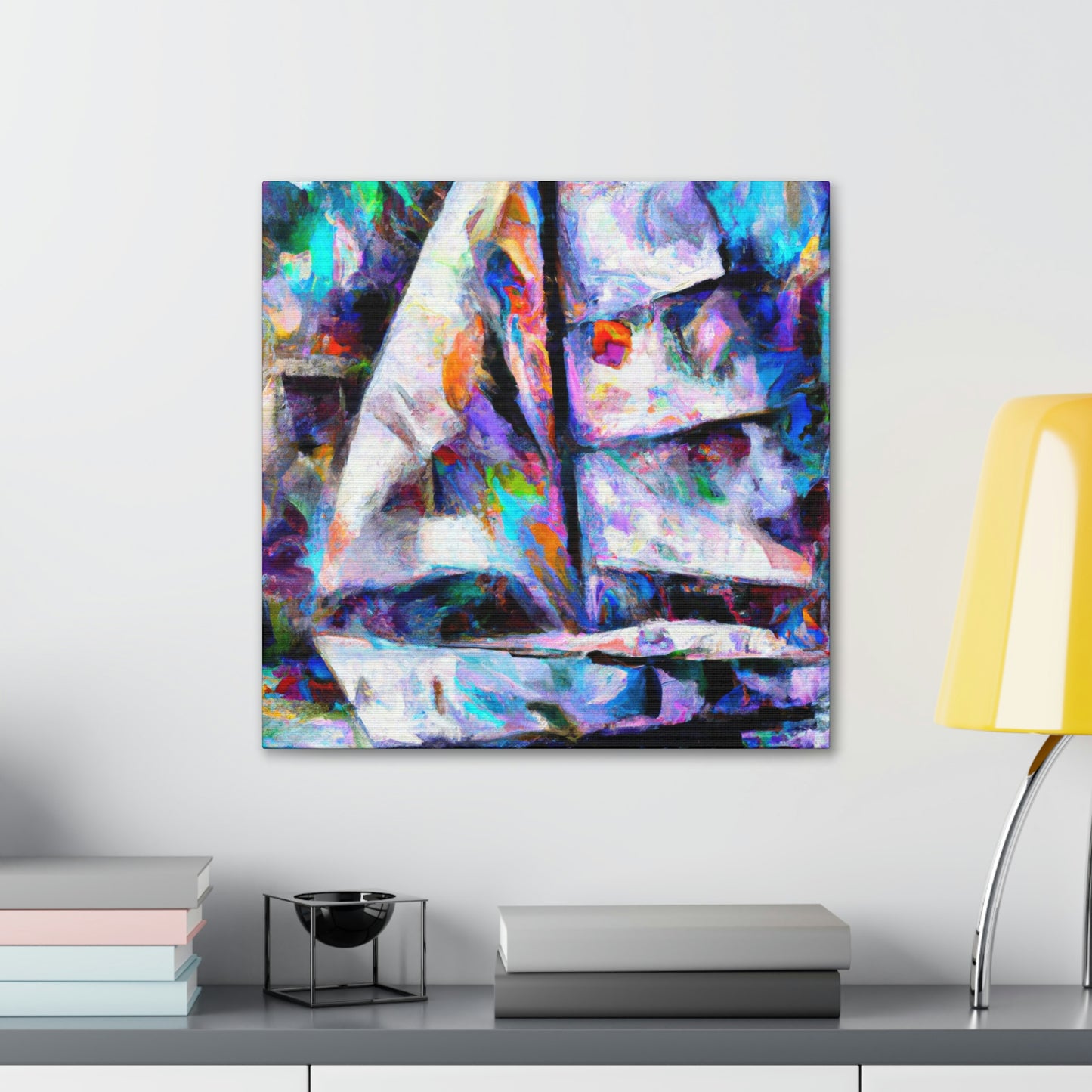 Sailboat in Abstraction - Canvas