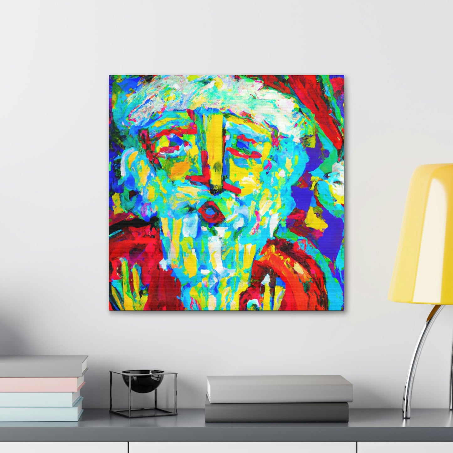 Santa in Expressionism - Canvas