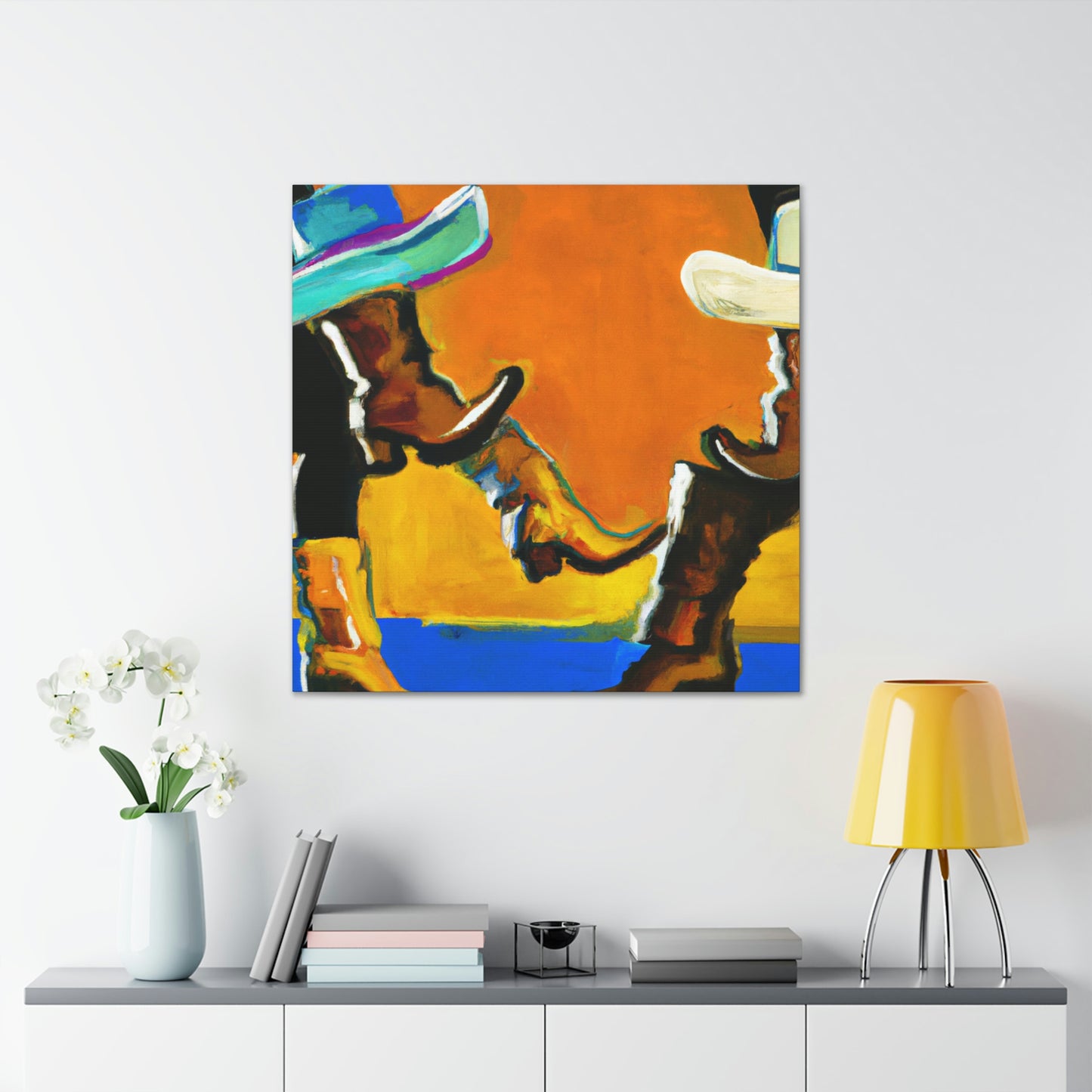 "Boots of Post-Impressionism" - Canvas