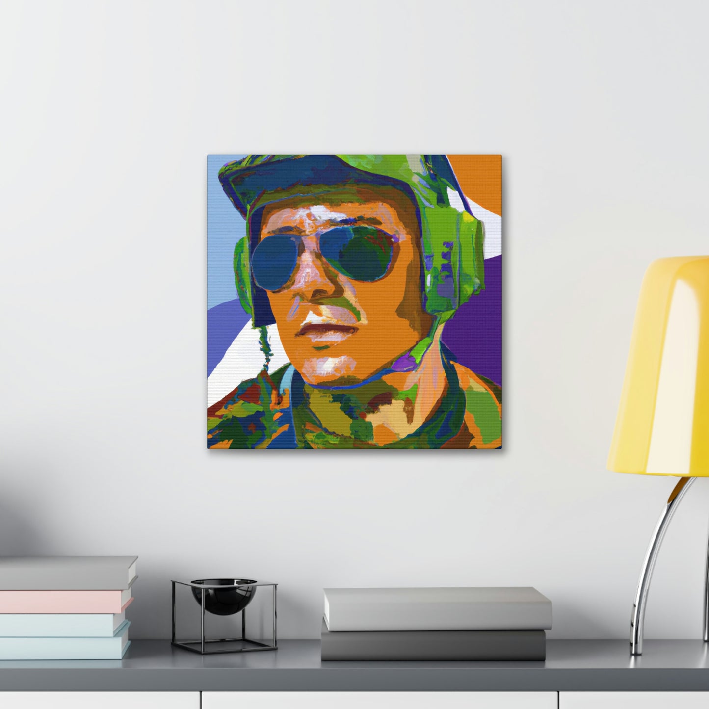 Pilot in Pop Art - Canvas