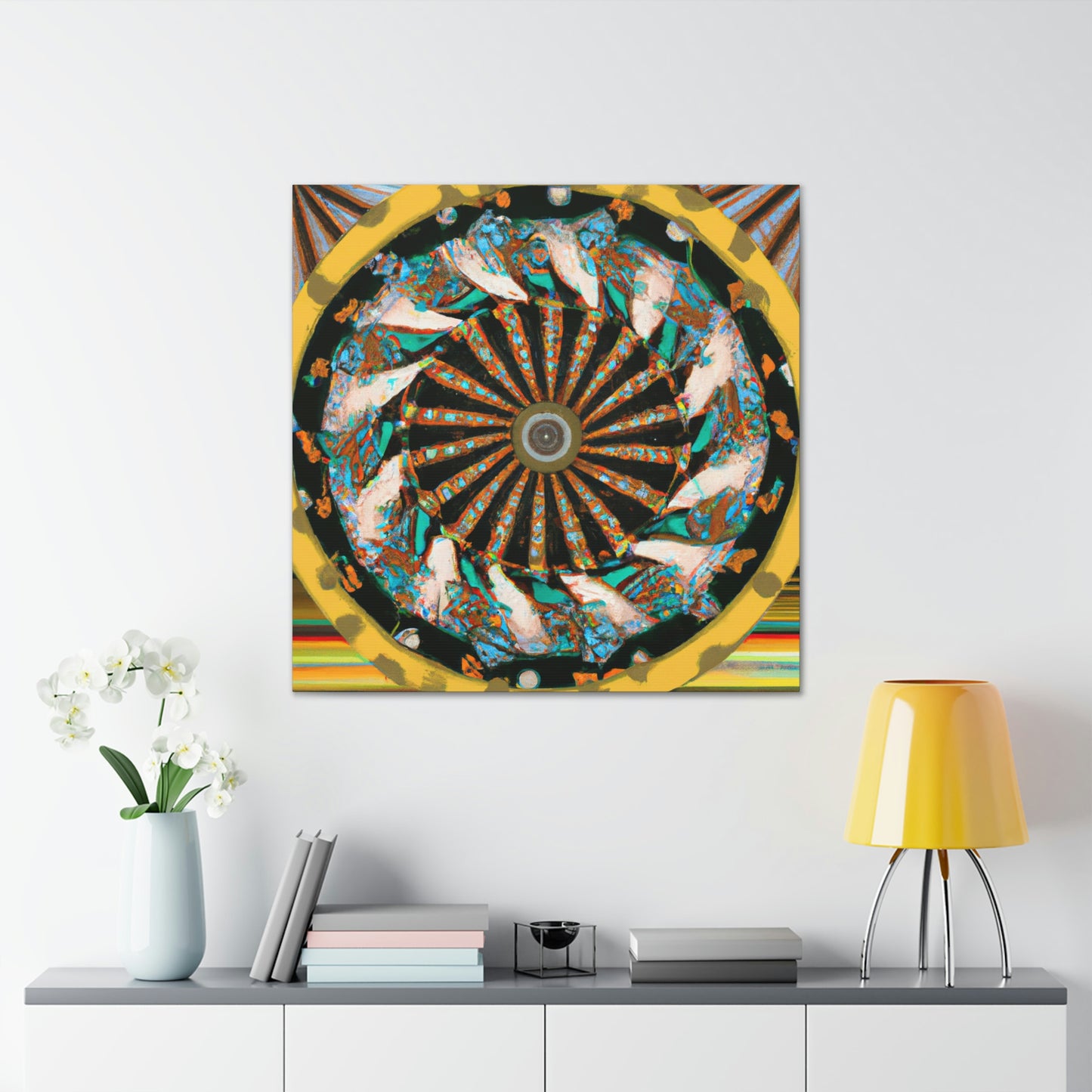 Wheels of Deco Beauty - Canvas