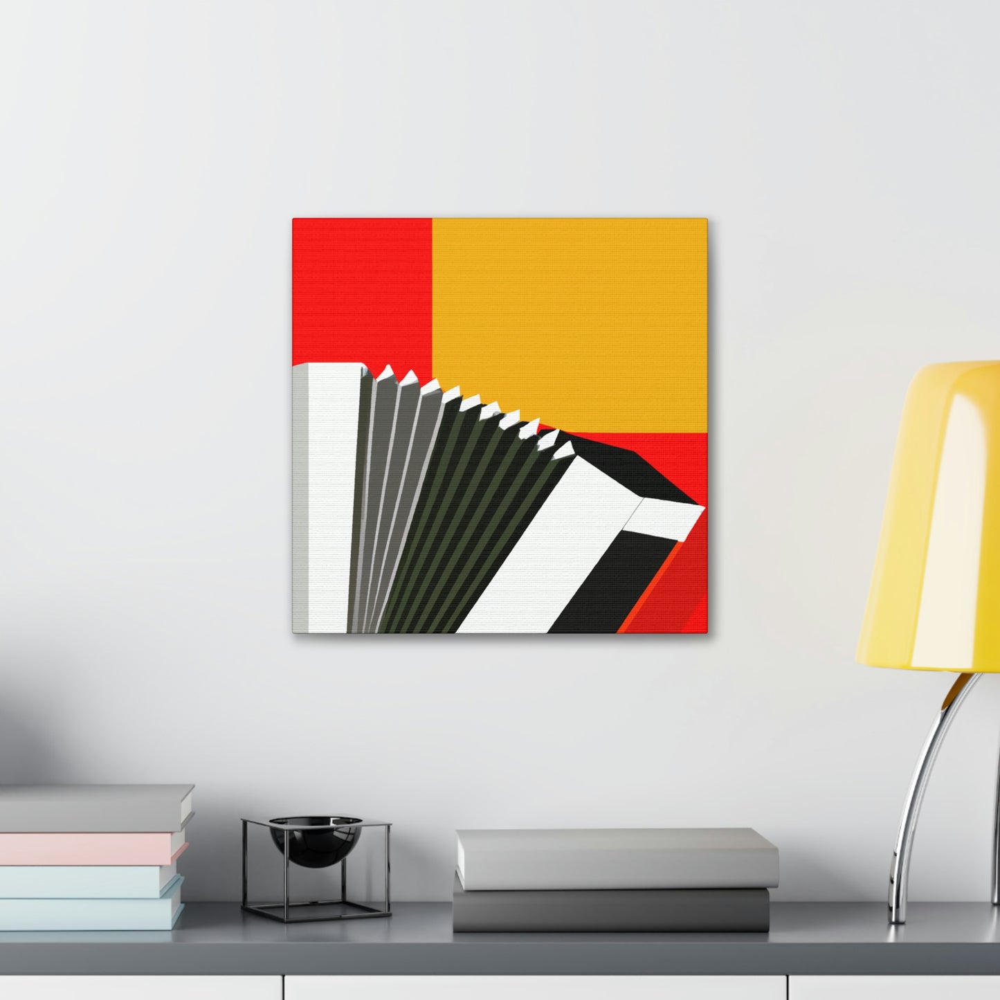 "Accordion Minimalism" - Canvas