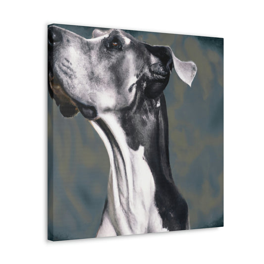 "Great Dane in Baroque" - Canvas