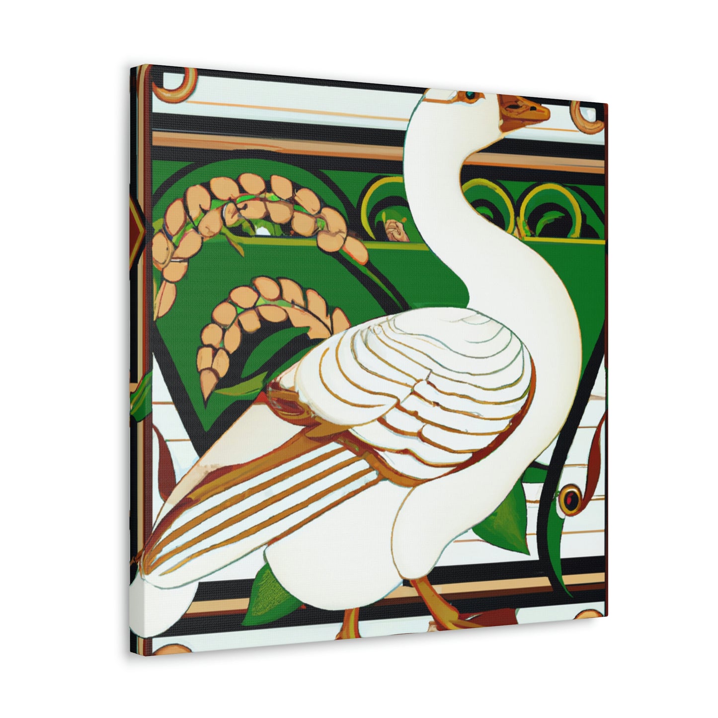 "Goose of Art Nouveau" - Canvas