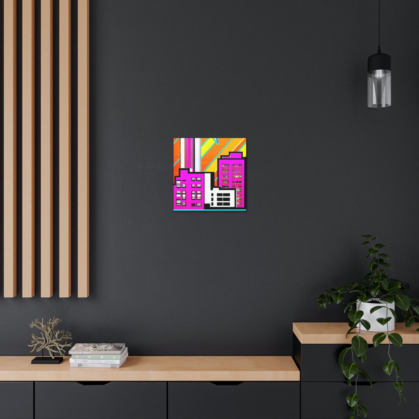 Modern Art Deco Delight - Canvas