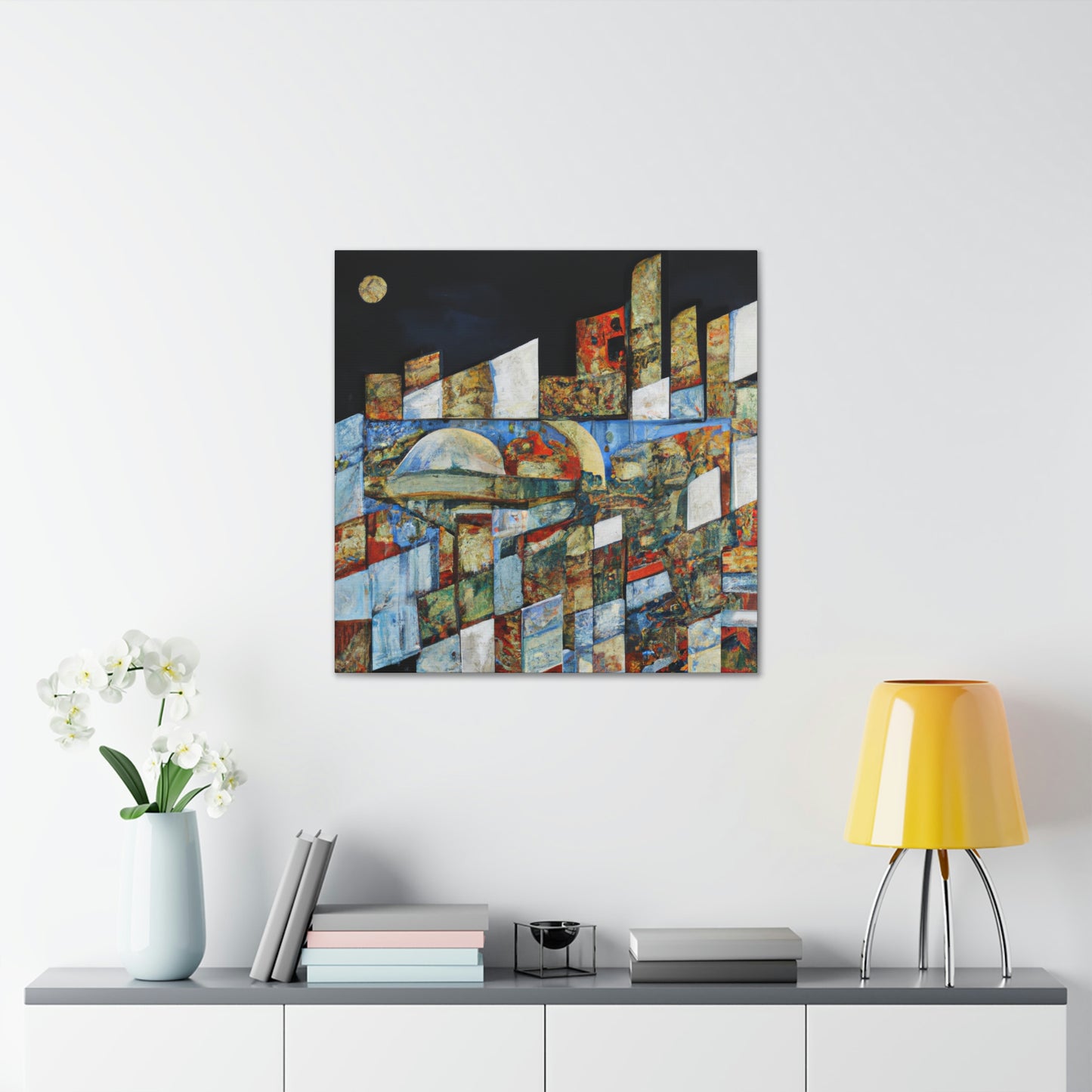 "Urban Reflection mosaic" - Canvas