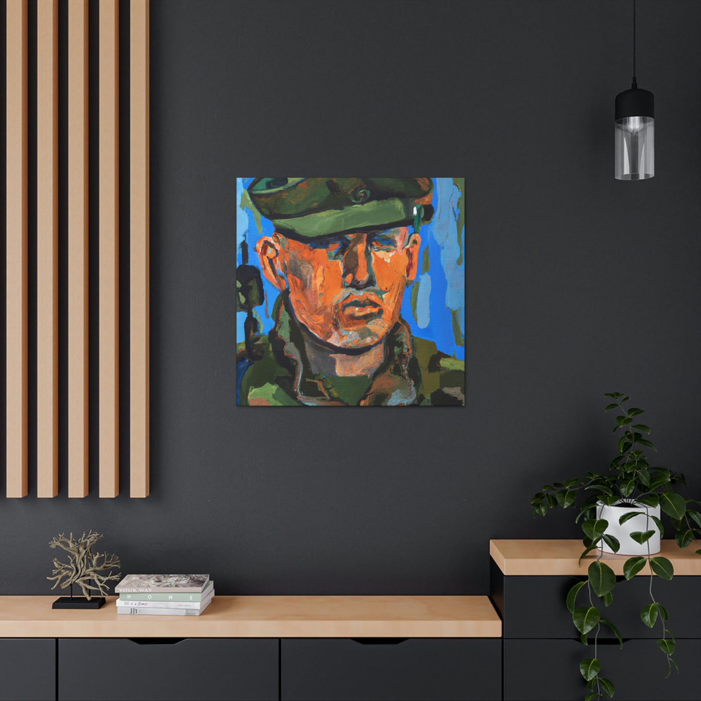 Bomb Disposal Heroism - Canvas