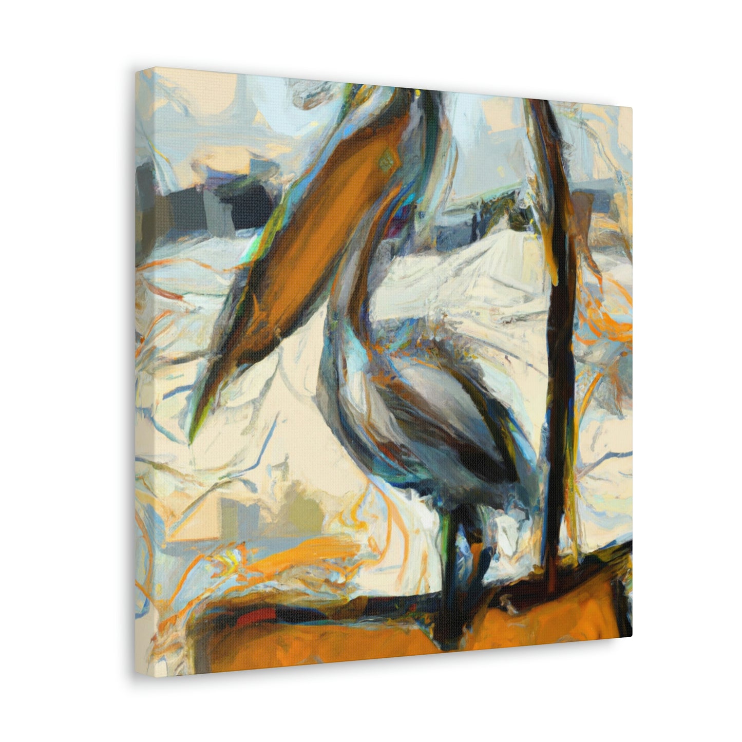 Pelican's Deep Emotion - Canvas