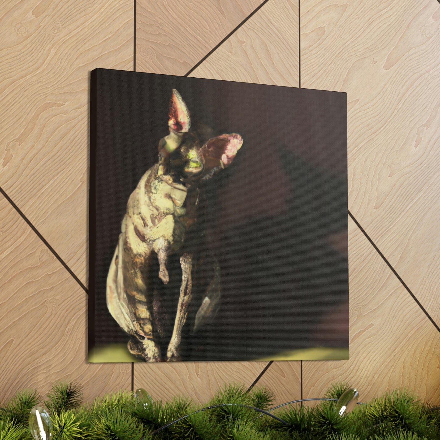 "Devon Rex Minimalism" - Canvas