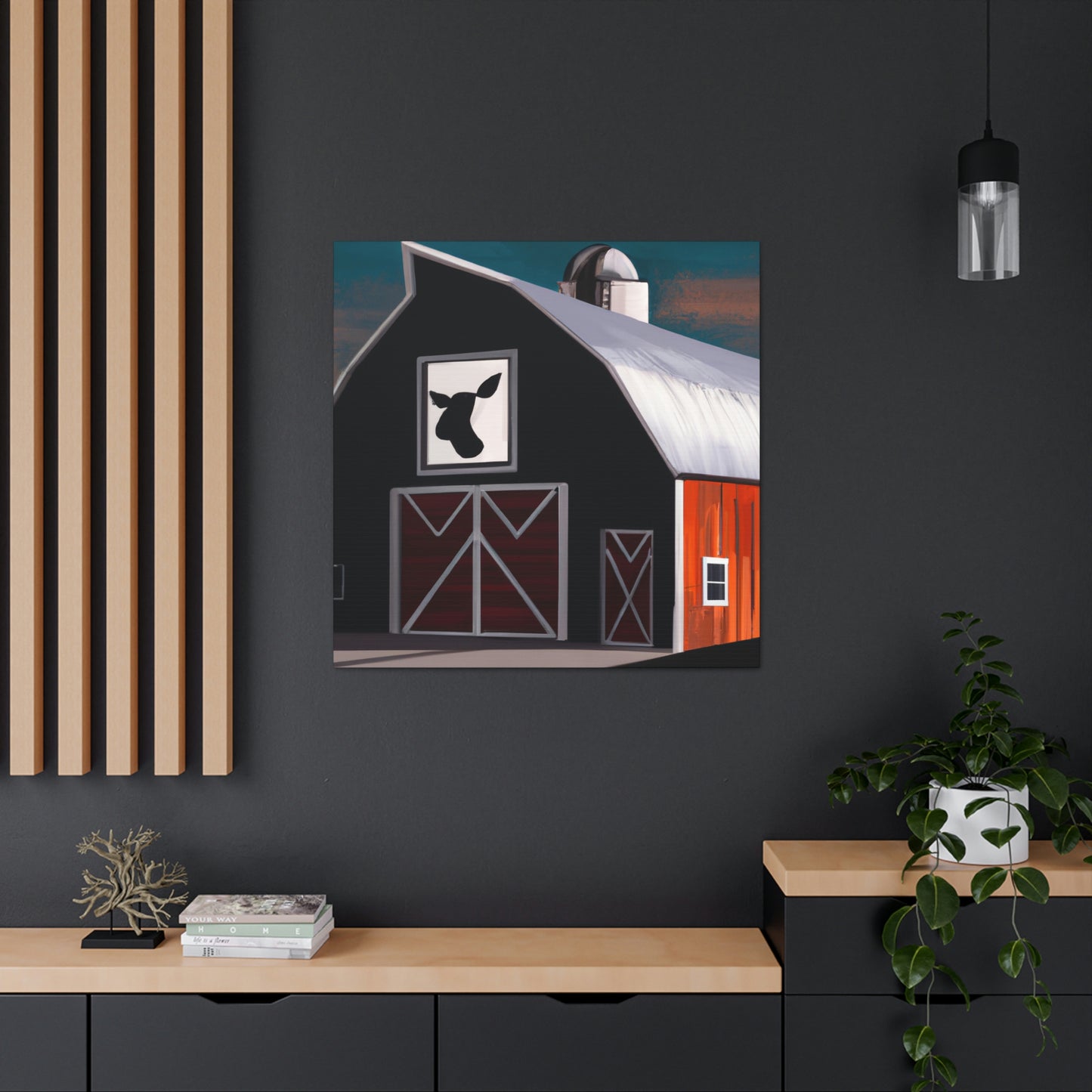 "Barn of Deco Dreams" - Canvas