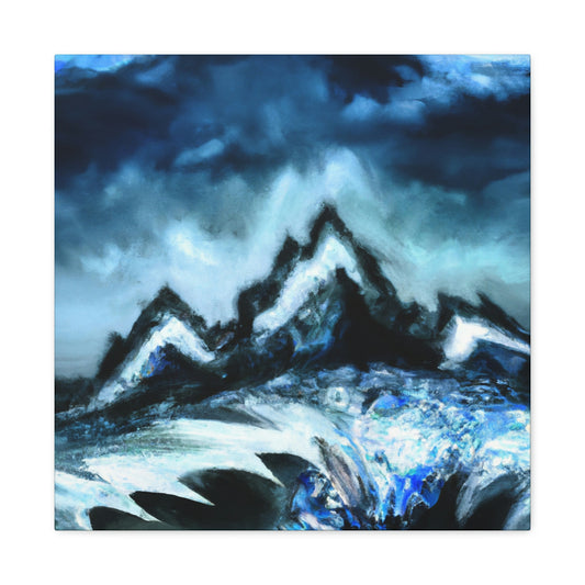 "Snowy Mountain Majesty" - Canvas