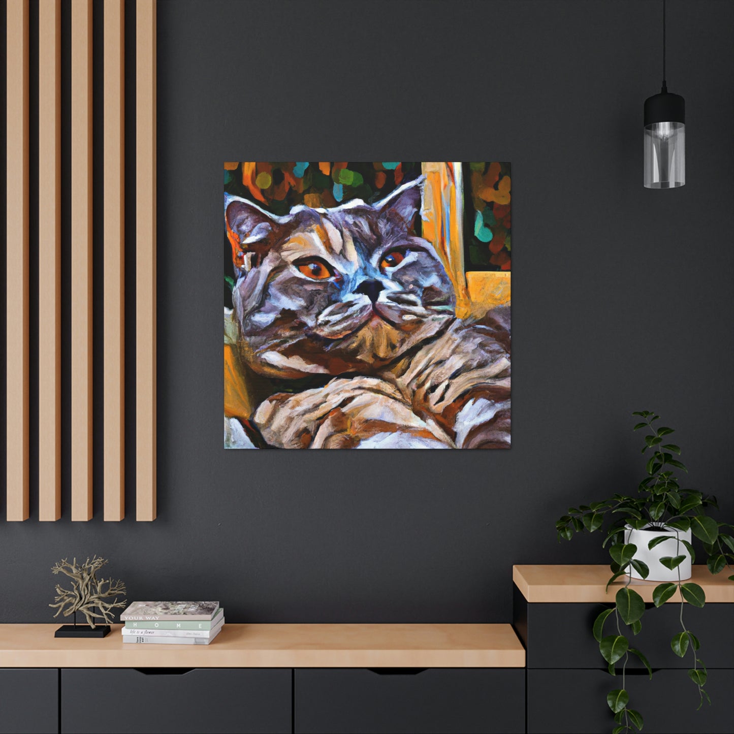 British Shorthair Impression - Canvas