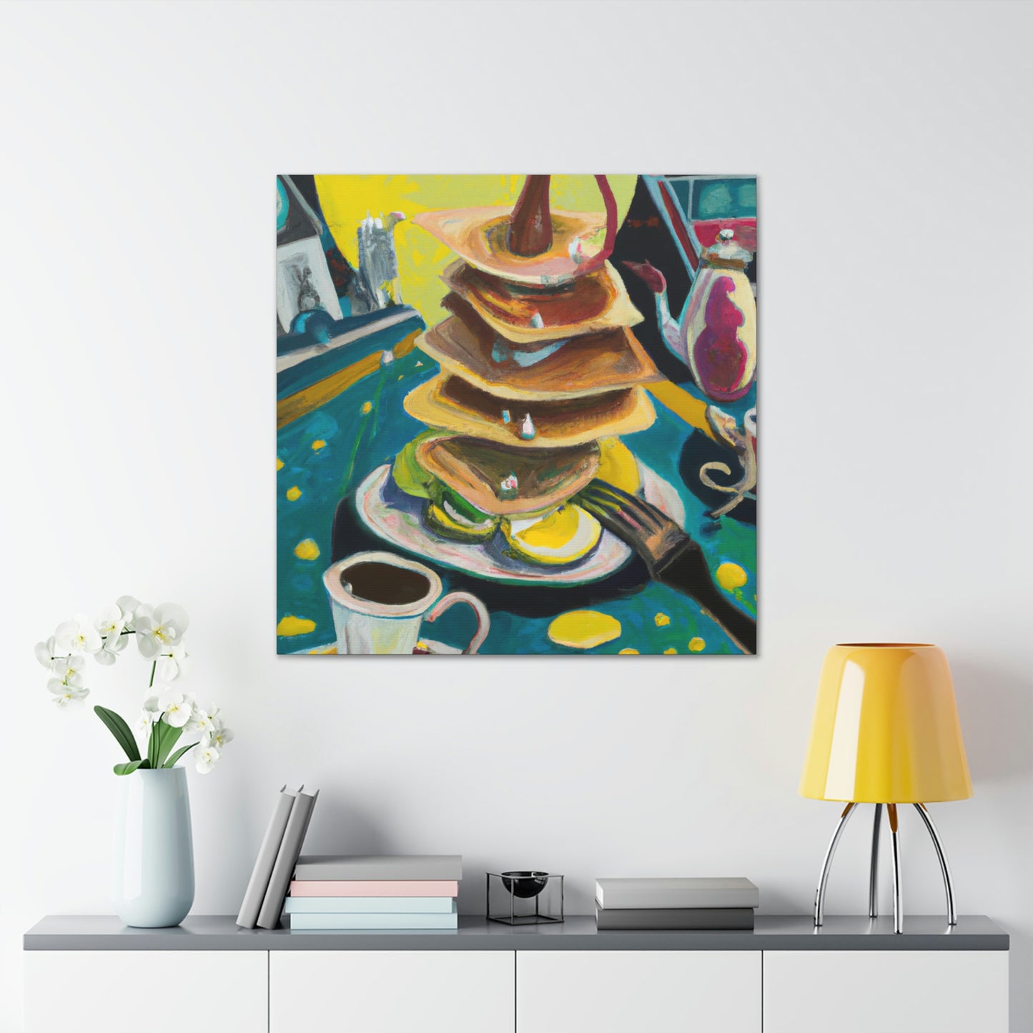 "Pancakes in Surrealism" - Canvas