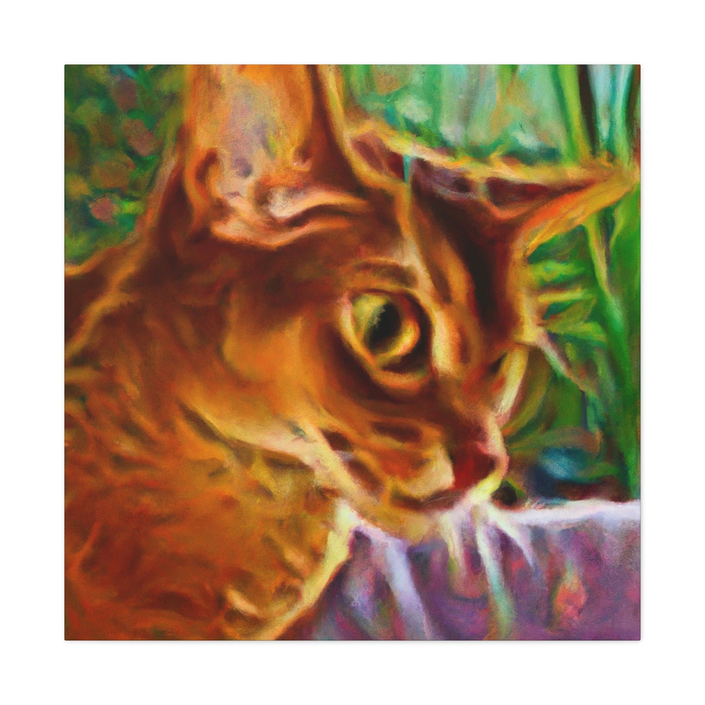 "Abyssinian Colorful Dreams" - Canvas