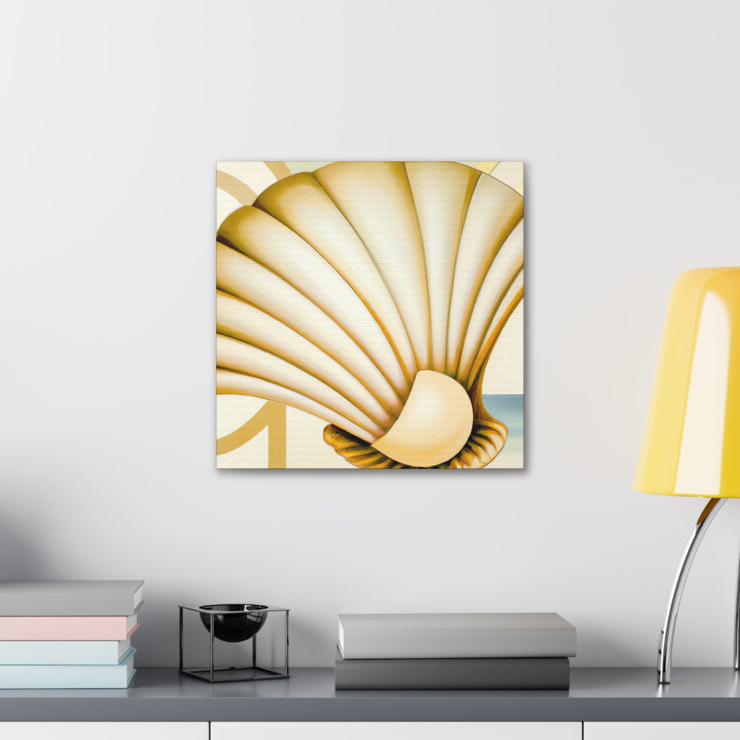 Glimmering Clam Sunset - Canvas