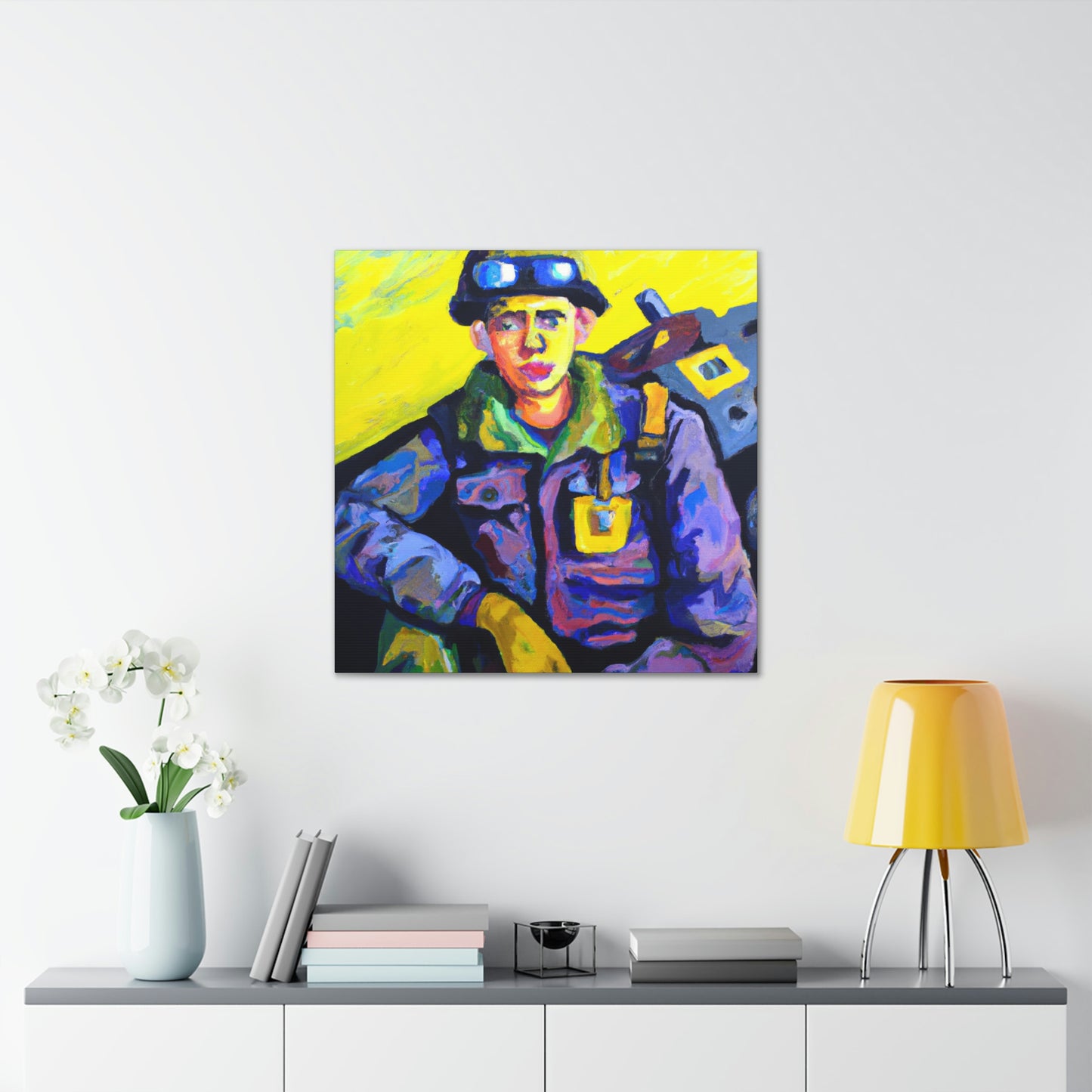 "Stoic Bomb Disposer" - Canvas