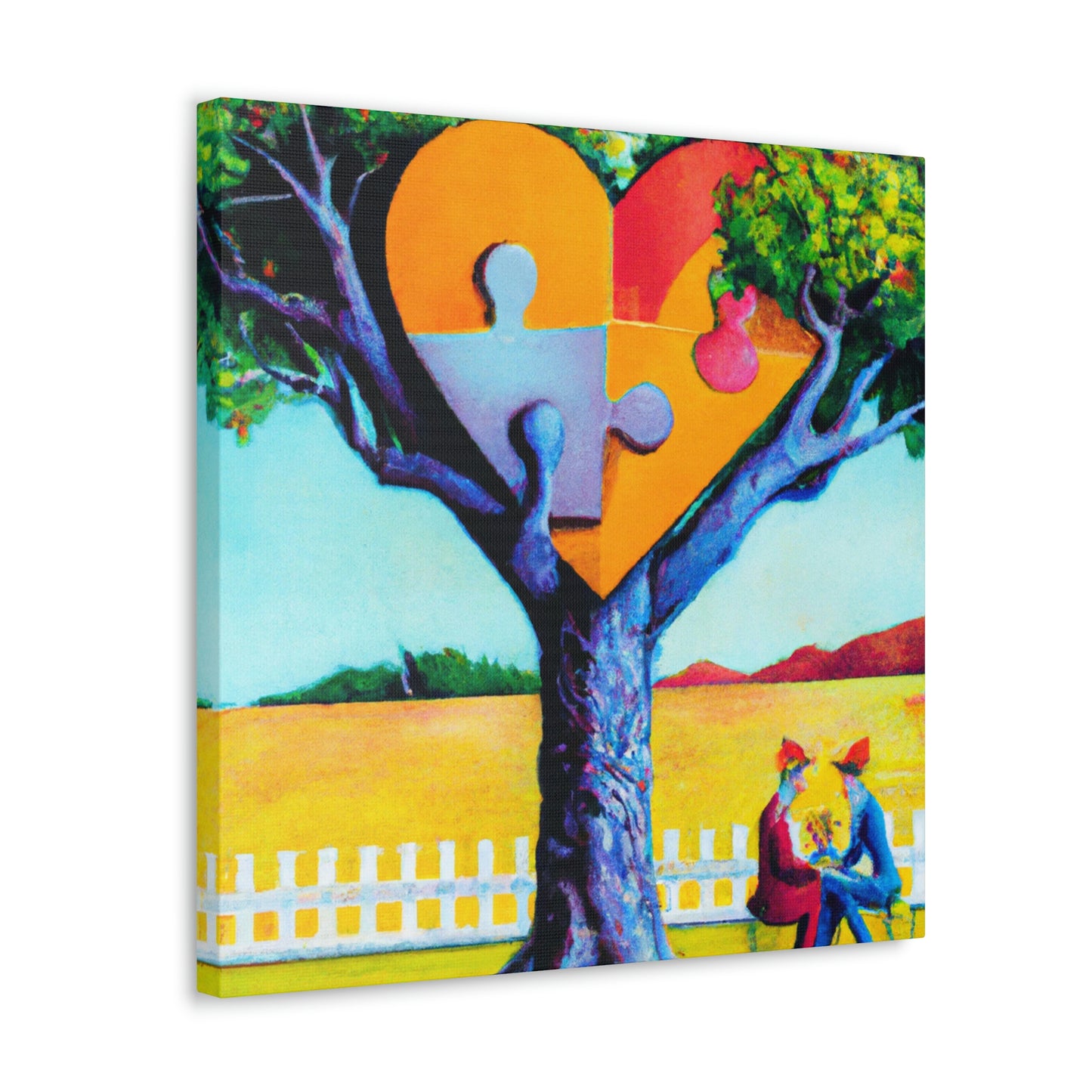 Love Tree in Bloom - Canvas