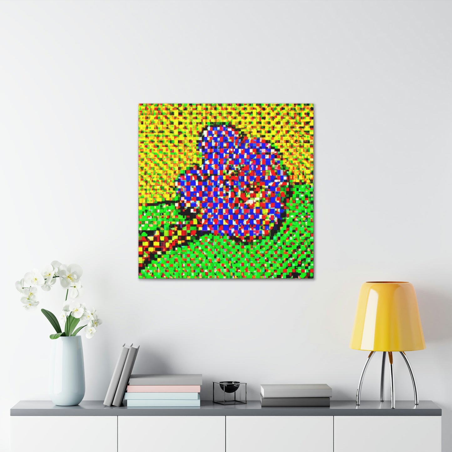 Pop Art Pointillism. - Canvas