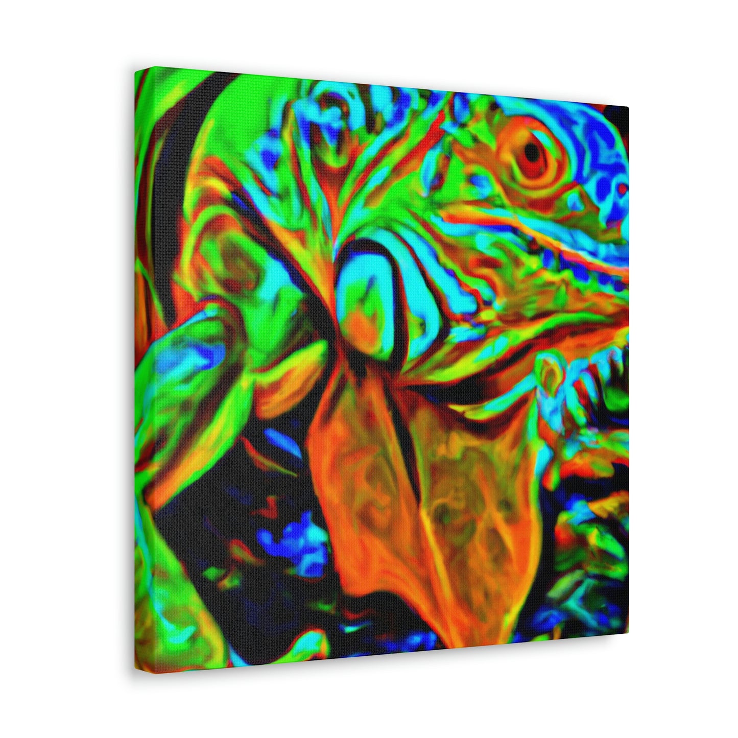 "Iguanas in Expressionism" - Canvas