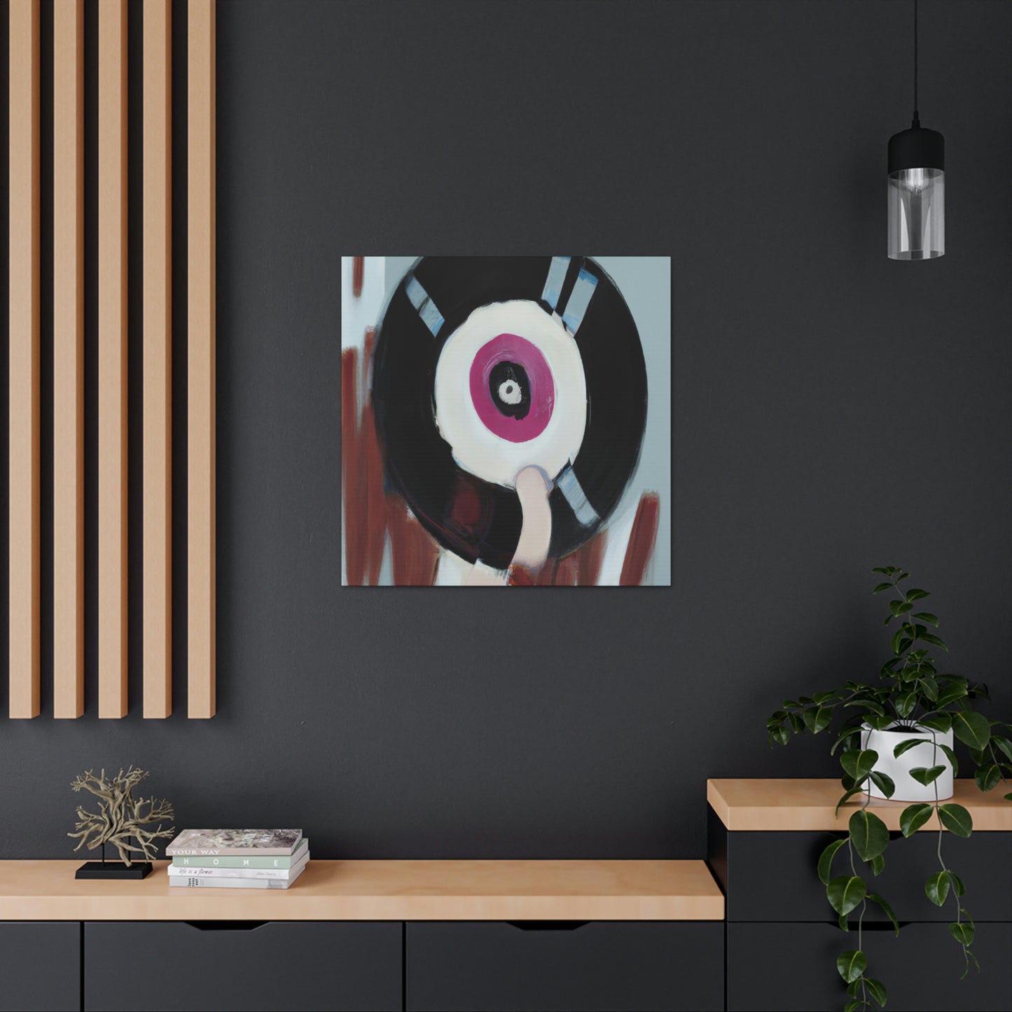 Vinyl Record Symphony. - Canvas